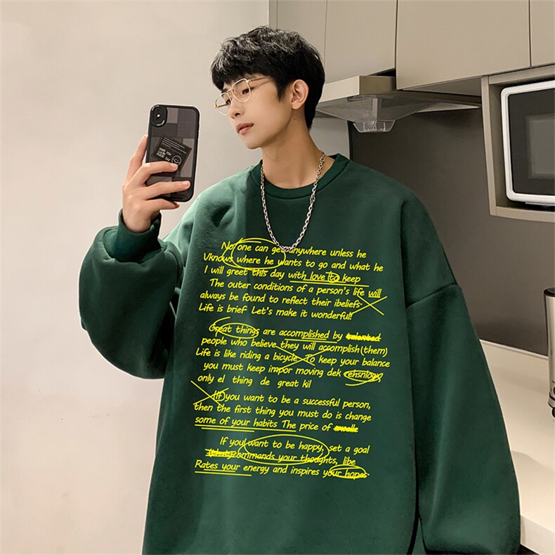 直播品质360克重磅美式卫衣H332特P28同步供应棉H332HM特P38,男装卫衣,电商A486