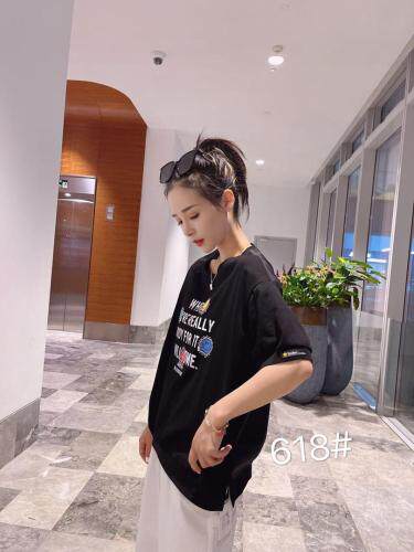 夏季新款笑脸短袖卫衣，女装卫衣/绒衫，柏旺阁