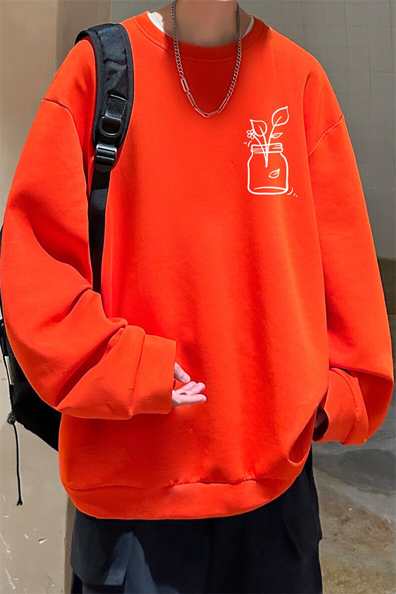 控38简约帅气百搭长袖t恤男大码卫衣T4430-P25,男装T恤,电商A040