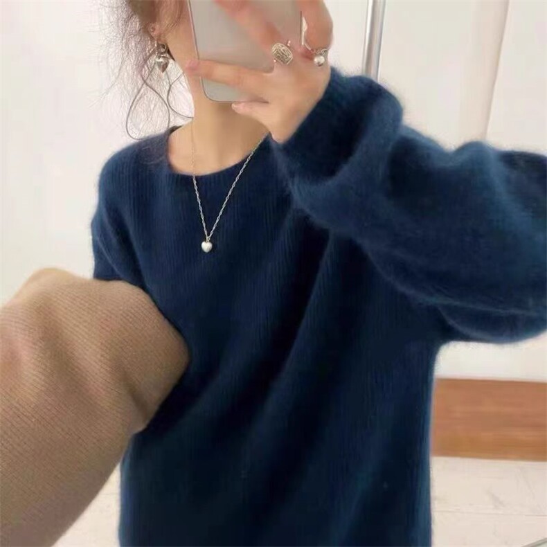 女士秋冬羊毛衫羊毛简约时尚保暖,女装羊毛衫,冀清阳荣