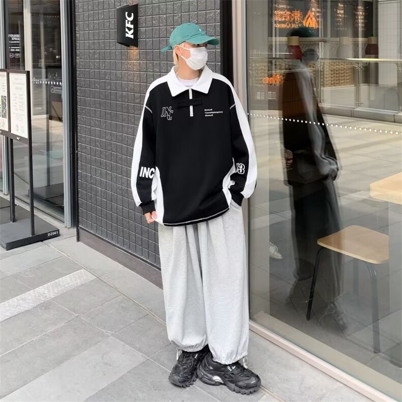 男polo潮流时尚休闲长袖Q15P40,男装Polo衫,星座1116-2