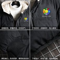 MY16101-P100加厚加绒连帽衣男大码服男面包服男网格挂拍，男装棉衣，电商A040A
