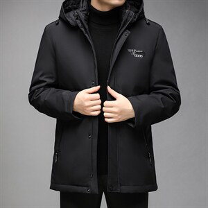 男士羽绒服常规款2021季新款连帽厚款潮流休闲外套男GR6989-P235图片
