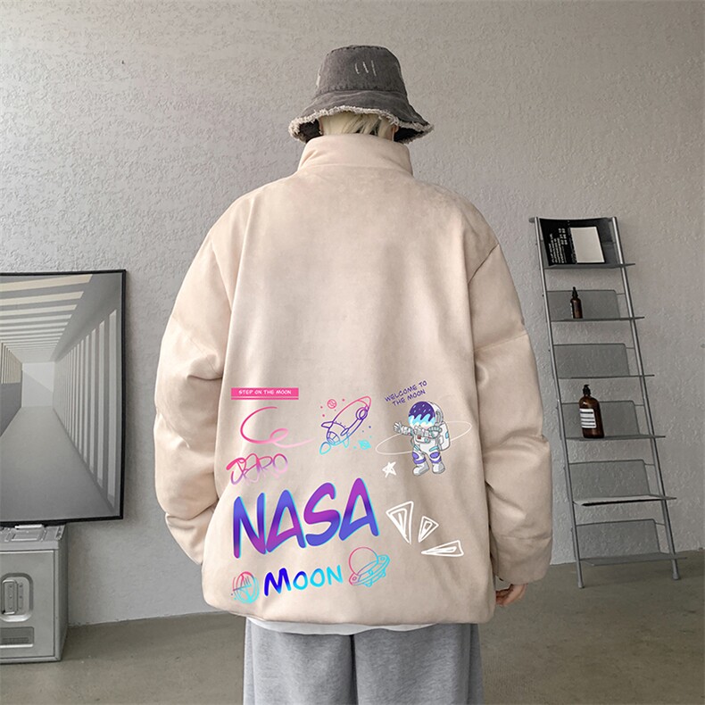 麂皮绒棉衣男大码立领棉袄子男羽绒棉服JM87186-P110图片