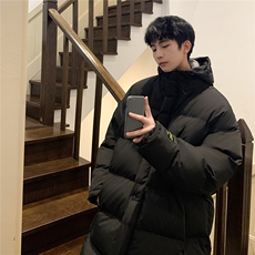 1港风酒店中长款横条连帽棉衣大码M-5XL棉衣外套男8719P135控188，男装棉衣，星座226-2