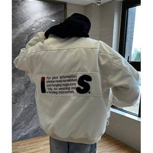 美式高街棒球服男女新款飞行员夹克字母刺绣炸街外套WLG777-p68图片