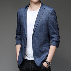 X5509钱塘2020-2中青年时尚休闲简约百搭合身秋季西装外套P150，男装西服，钱塘207-2