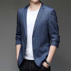 X5509钱塘2020-2中青年时尚休闲简约百搭合身秋季西装外套P150图片
