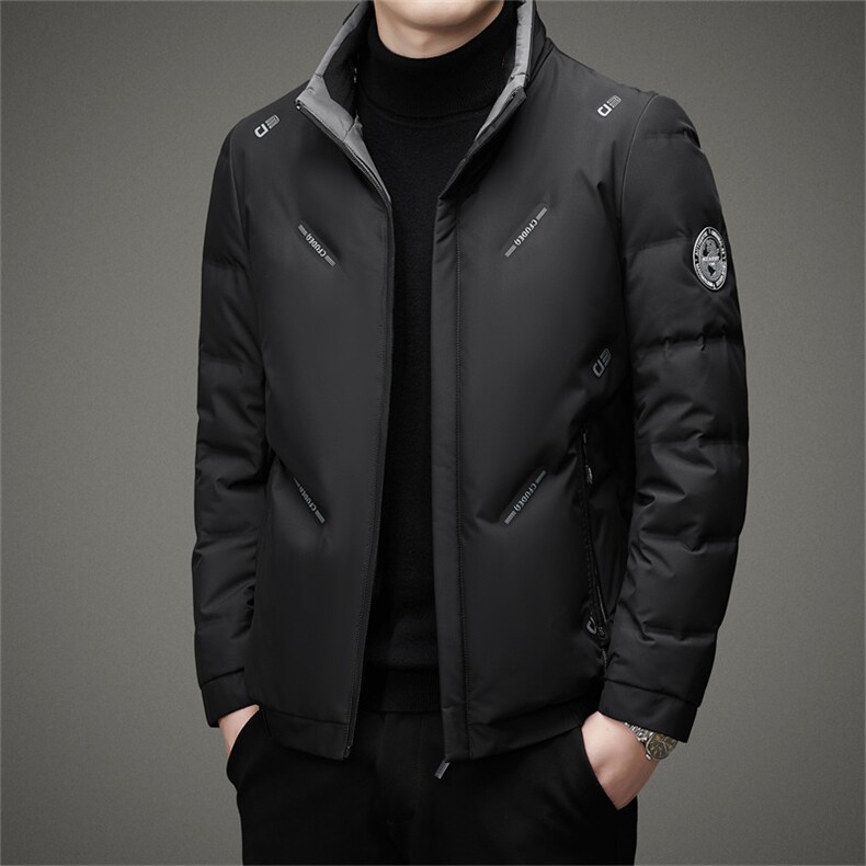 BH28880钱塘2020-2中年男士冬季厚款商务休闲保暖简约羽绒服P245,男装羽绒服,钱塘207-2
