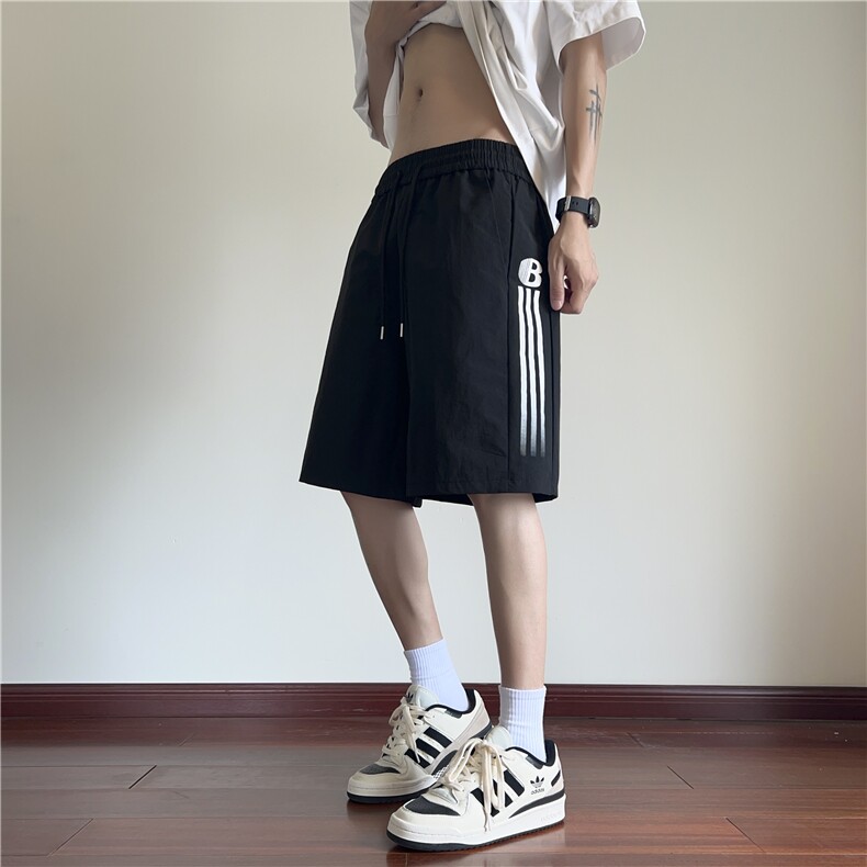 INS夏季新款速干户外印花宽松休闲五分裤B315-K24177-特p30控58,男装牛仔裤,电商B315