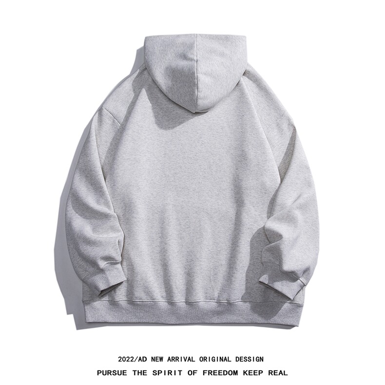 白底新款秋季时尚百搭宽松字母印花连帽潮流卫衣H56P58控78,男装卫衣,电商A247-1