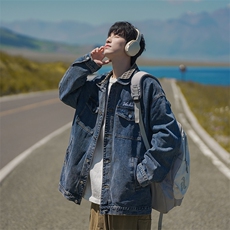 B225-W8584-P94-X118-牛仔外套-棉75.8%粘纤14.9%聚醋纤维9.3%，男装工装外套，电商B225