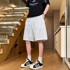 夏季泡泡纱新款男女同款短裤XZ102B-1-DK2505特P15，男装牛仔裤，星座102B-1