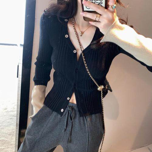 V领拼色针织，其它，XTZ style