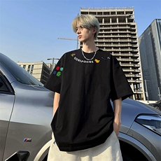 240g美式重磅短袖T恤FSDX284M-5XL特批25无差价控48，男装T恤，电商B219B