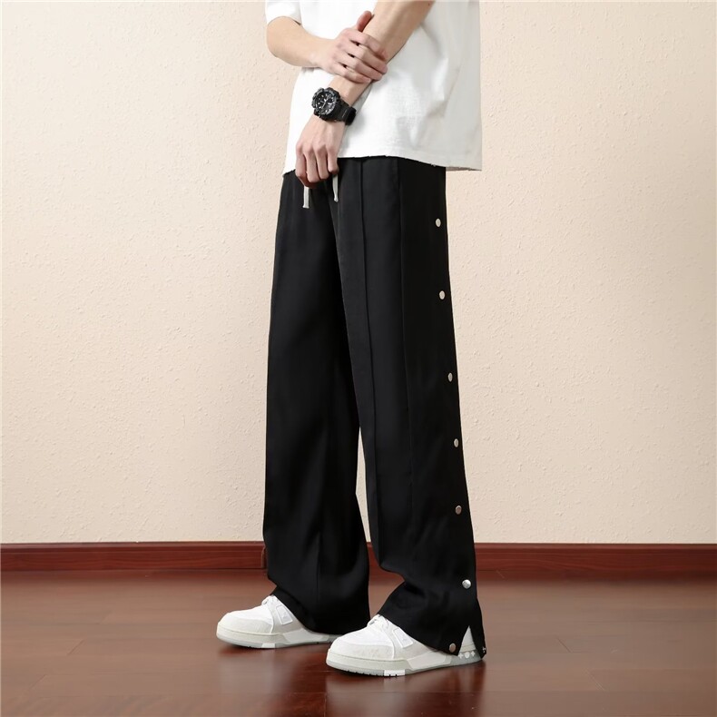 裤子男士潮牌束脚工装休闲长裤高街潮ins运动卫裤GKL52-P38,男装休闲裤,星座1109-3