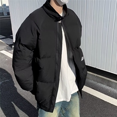 美式高街棉服男冬季痞帅宽松面包服外套潮牌设计感棉衣，男装棉衣，星座716-2