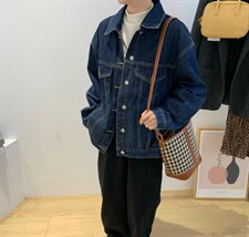 磨毛牛仔外套，其它，素妮