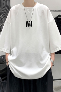冰丝七分袖t恤男大码五分袖男短袖男中袖 Q11436-P30图片