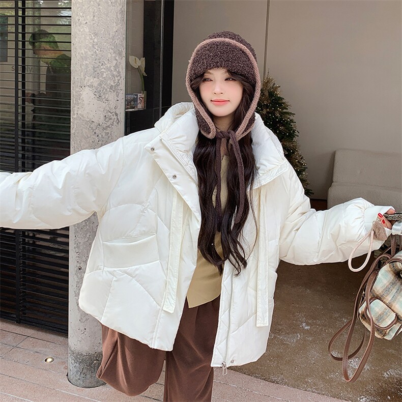 2024年冬季新款蝴蝶系带羽绒服-款号9985-P285-K418图片