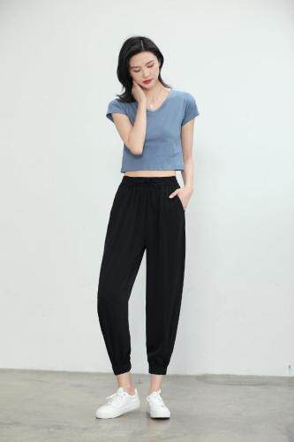 卫裤，女装休闲裤，哈真