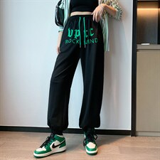 218-1-P35-CK2071新款时尚休闲宽松直筒束脚裤，男装休闲裤，四季星座218-1