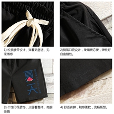 DK39192-P15港风休闲短裤男士大码运动五分裤男中裤男马裤网格，男装休闲裤，电商A040A