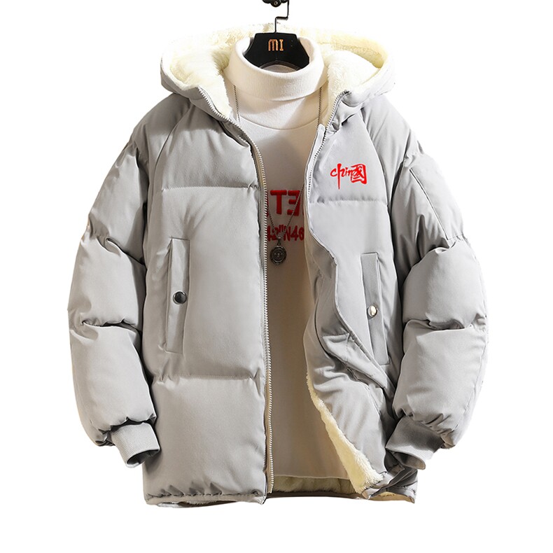 MY16276-P100加厚加绒连帽衣男大码服男面包服男砖墙挂拍,男装棉衣,电商A040A