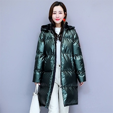 气质时尚潮流连帽棉衣/棉服长袖中长款2020年冬季修身，女装棉衣/棉服，凯瑟曼