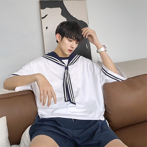 JK制服海军水手服套装小披肩班服集体服团体服男女图片