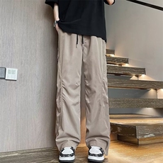 美式机能风户外冲锋裤男夏防风高街工装直筒休闲长裤子K5298-P42，男装工装外套，星座412-2