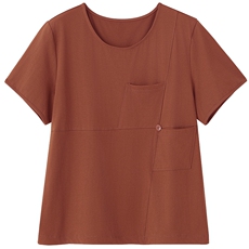 2025年夏季薄款凉感短袖宽松型针织圆领纯色休闲T恤1002款，女装T恤，秋牧寒烟