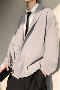 2024年春季宽松小西装男雅痞情侣休闲西服外套A071-X01-P80,男装西服,电商A071