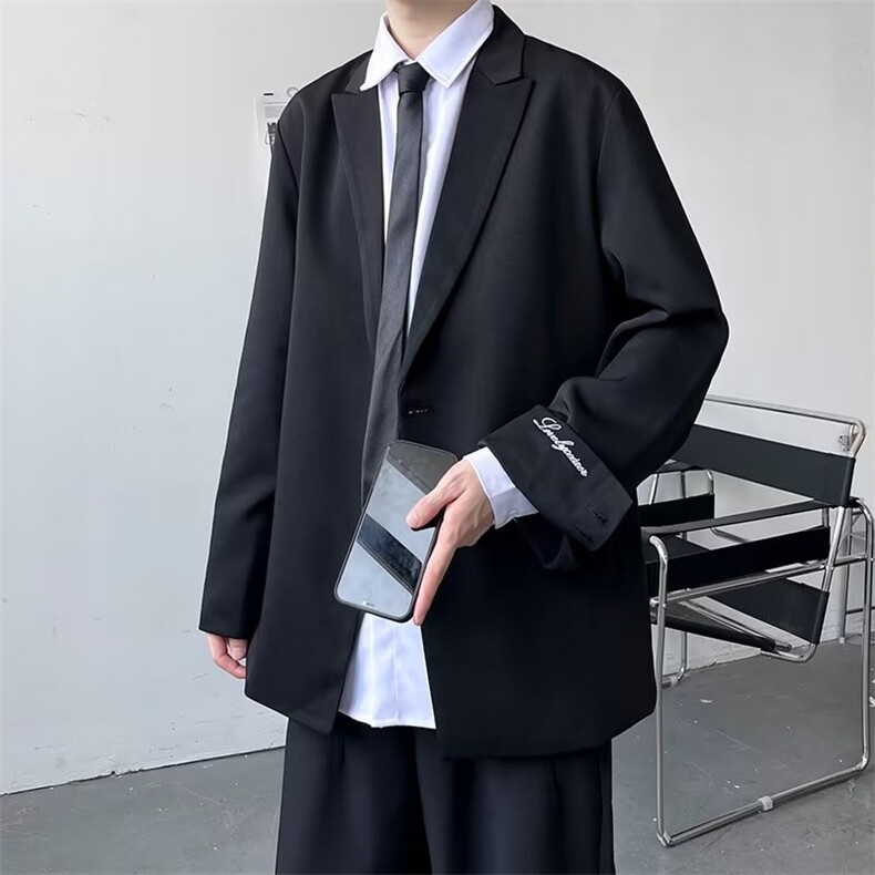 【有货】DXZ14-P68西装男韩版潮流帅气小西服刺绣炸街高级感外套,男装西服,星座603-2