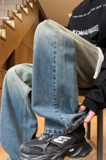 供抖音主推秋冬男百搭休闲牛仔裤X416B-1-NH930-特p45限价78，男装牛仔裤，星座416B-1