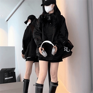 现货5W件冬季三防美式boxy解构连帽雪山冲锋衣棉衣男女棉服厚外套图片