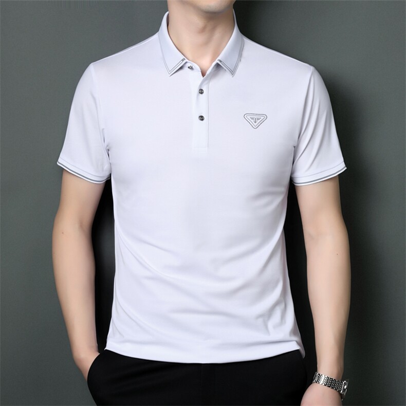 SQY9813男式2023年夏季新款T恤男短袖商务时尚休闲POLO衫男装P55,男装T恤,电商B360
