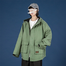 2021秋季新蒙马特大码男中性日系工装连帽男迷彩夹克外套J907-P75，男装夹克，电商A001