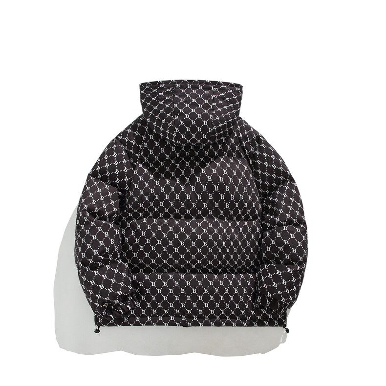 黑色连帽棉服男秋冬季新款加绒加厚棉衣冬装男生棉袄外套MY846,男装棉衣,星座310B-1