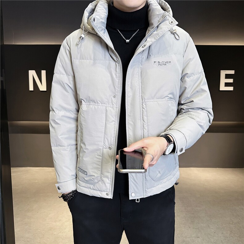 标50可拆卸连帽男士羽绒服冬季2025新款外套A313-2602-P225,男装羽绒服,电商A313