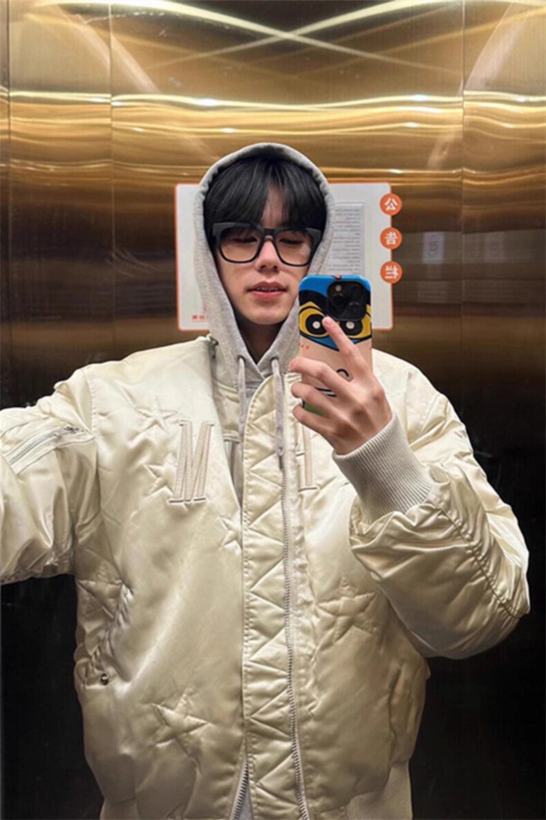 【有货】刺绣飞行员工装夹克棉衣棉服棒球服外套MY8160特P88,男装棉衣,星座908-1