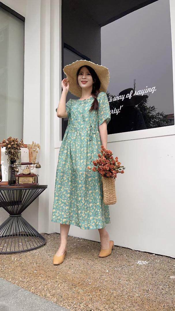 纯苎连衣裙小衫裤子裙子衬衣 时尚风 风淑女风休闲风，女装连衣裙，川哲