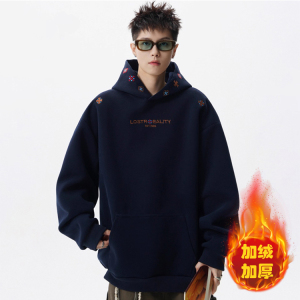网图-420g-高品质刺绣连帽卫衣男 cp246-特p42 加绒cp246jr-特p45图片
