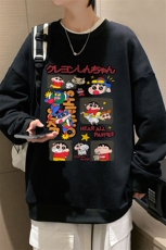 S6311-P28秋季圆领卫衣男大码韩版宽松长袖外套，男装卫衣，电商A040