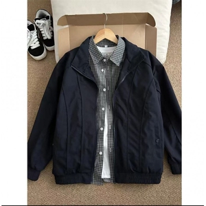 网图户外夹克男立领纯色上衣冲锋衣外套A157B-JK7866-P60