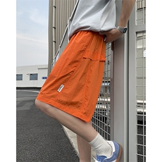 夏季新款冲孔透气拼接短裤车景XZ604-DK233-特P20控48，男装牛仔裤，星座604