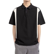 25070-特P60夏季休闲时尚T恤男短袖打底衫潮牌翻领短袖polo衫男，男装Polo衫，电商D310B-1