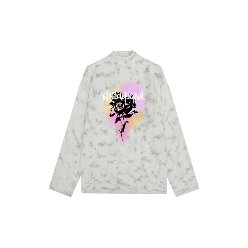 260克重磅扎染德绒半高领打底衫【有货】HD019-DR25224RB-P25,男装T恤,电商019-1