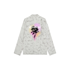 260克重磅扎染德绒半高领打底衫【有货】HD019-DR25224RB-P25
