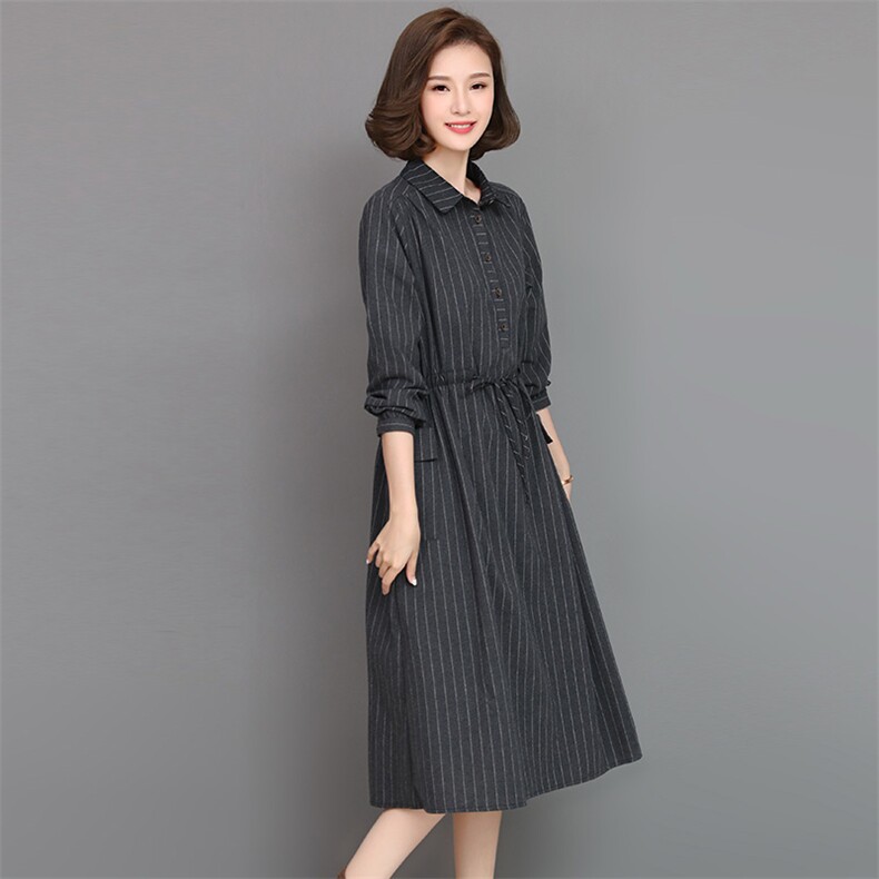 杭州四季青素素正品订长袖连衣裙女2025新款秋季气质妈妈格子裙子,女装连衣裙,3200格调